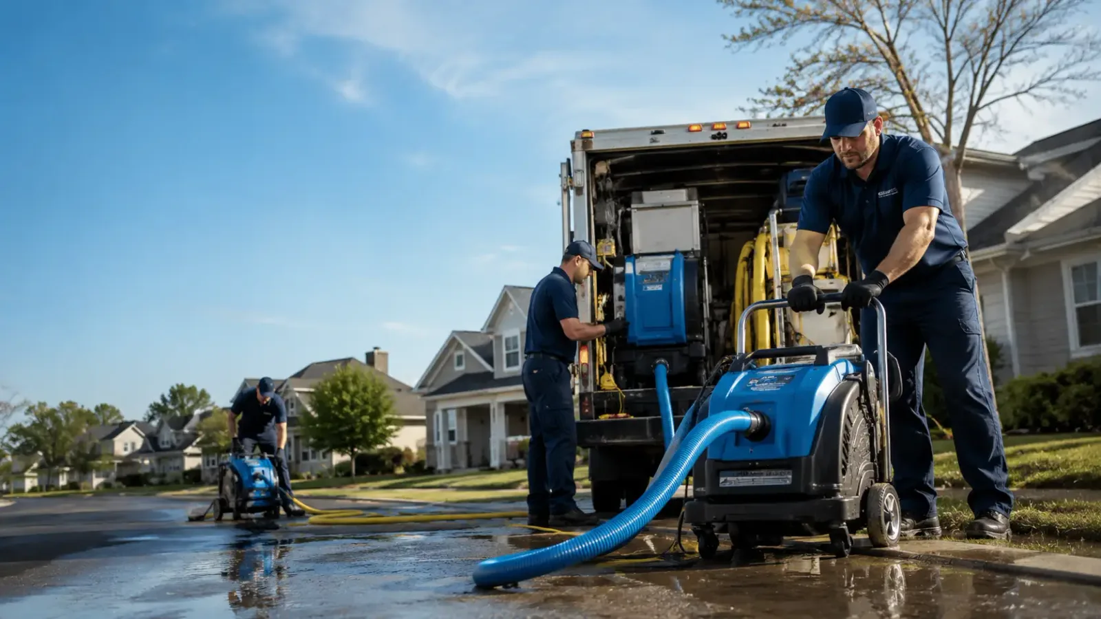 Flood Damage Cleanup in Lost Nation, IA